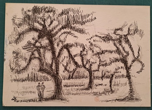 Tourte suzanne paysage - tourte, [paysage]