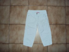 Pantacourt blanc Kiabi en 10 ans en TBE