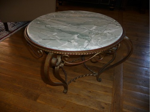 Table basse fer - , avec