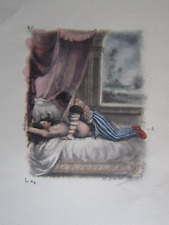 Paul Emile Bécat / Gravure érotique / Curiosa / Signée et annotée / 20X14cm