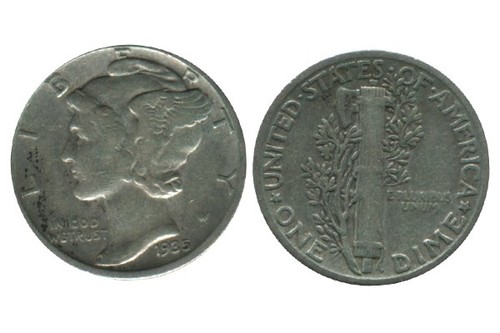 Dime liberte etats unis - -,