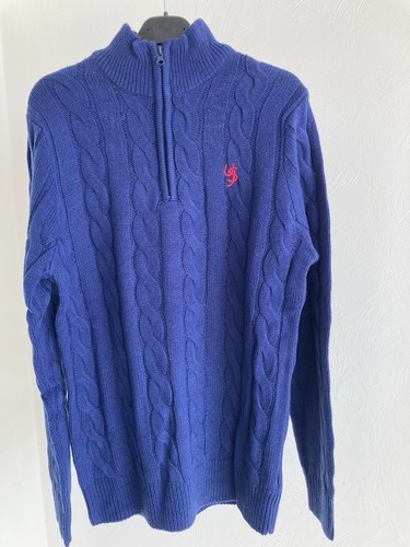 Pull jeans bleu taille s - pull,