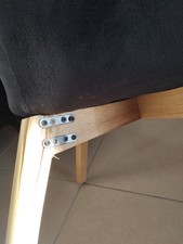 2 fauteuils multicolore en