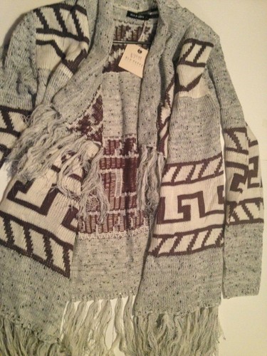 Nwt blu pepper fringe - blu, sweater