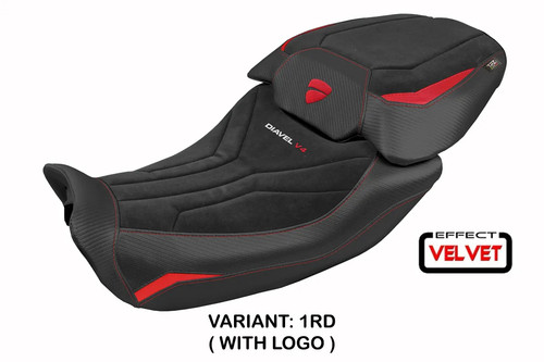 Housse selle diablo - selle, rou