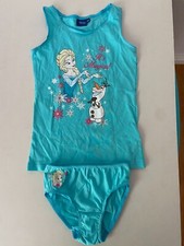 Sous-vêtement fille 8 ans Disney – Reine des Neiges – T-shirt + culotte neuf