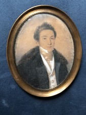 Miniature Ovale XIXe, Dessin