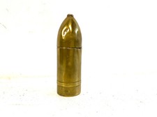 Ancien briquet de soldat en laiton forme de balle obus ww1 ww2