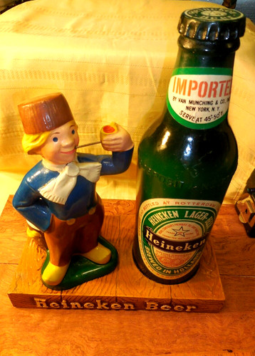 Original 1960s heineken beer - heineken,