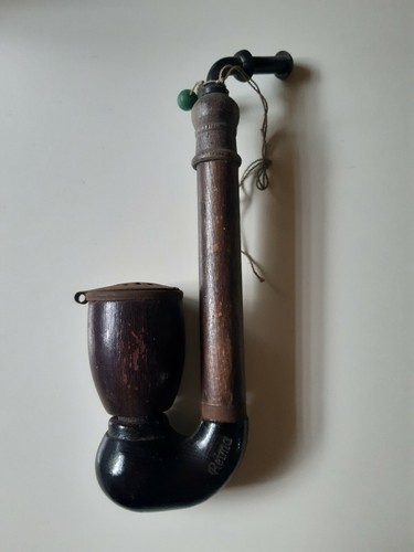Ancienne pipe tabac - pipe, bois