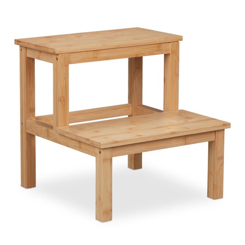 Tabouret escabeau bambou - escabeau, en