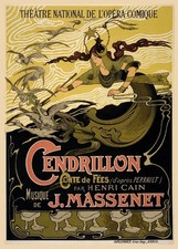 CENDRILLON OPERA MASSENET Rygh - POSTER HQ 50x70cm d'une AFFICHE VINTAGE