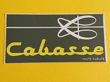 Autocollant sticker vintage : Enceintes CABASSE Haute Fidélité (13,7 x 6,9 cm)