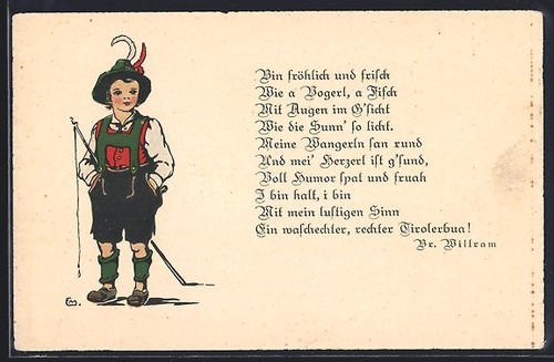 Garçon costume tyrolien - garçon,
