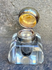 Ancien Encrier Cristal Monture