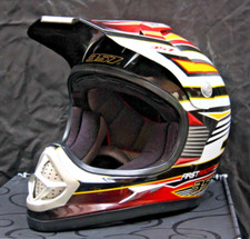 CASQUE DE MOTOCROSS + VISIERE DE RECHANGE  ENFANT "FIRST 357" TAILLE: 49-50
