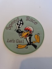 Patch Écusson Thermocollant Brodé Speed Race Corbeau Racing 9 Cm....
