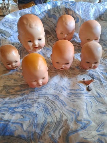 Tête bébé porcelaine - 6,