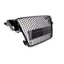 Grille De Radiateur Sport Noir Brillant En Maille PDC Pour Audi A5 8T 2007-2011