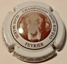 Capsule de champagne Février Jean-Marie Portrait, cheval N°23f
