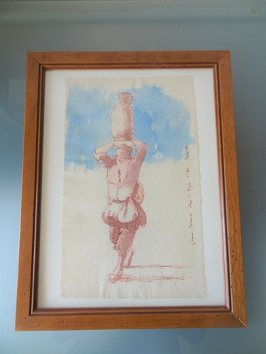 Ancienne belle aquarelle - ancienne,