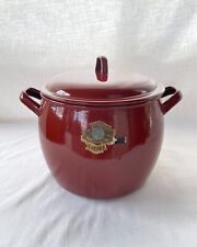 Marmite/Faitout rouge émaillée SELECTA 15 cm 