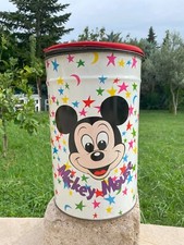 Baril - Tabouret - coffre à jouet Mickey