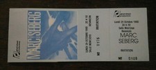 ticket billet unused concert