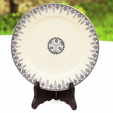 Ancienne assiette montée à biscuit Digoin Sarreguemines modèle Alger #3