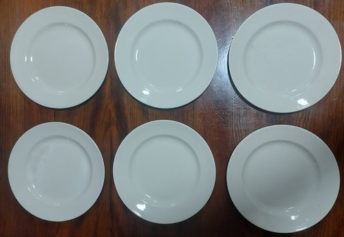 Assiettes plates faience - 6,