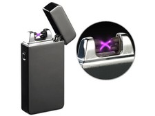 Briquet électronique USB à double arc électrique - Noir - Pearl