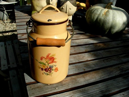 Pot lait ancien - pot,