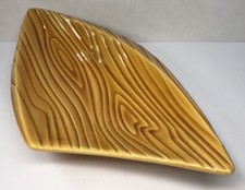 Cendrier Vide Poches Forme Libre Vintage Imitation Veines De Bois N2