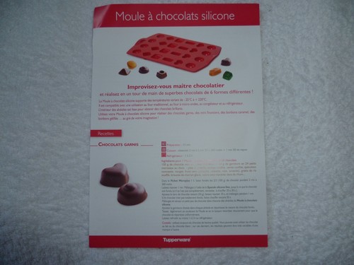 Tupperware neuve fiche du - fiche,