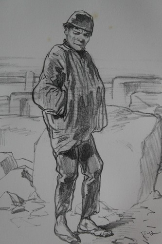 Gavarni lithographie originale - lithographie,