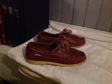 chaussures bateau  TRIBORD  plein cuir roux .t 36.(1/ V/D/V)