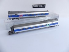 MEHANO HO / 2 VOITURES VOYAGEURS TGV ATLANTIQUE +1 BOGIE
