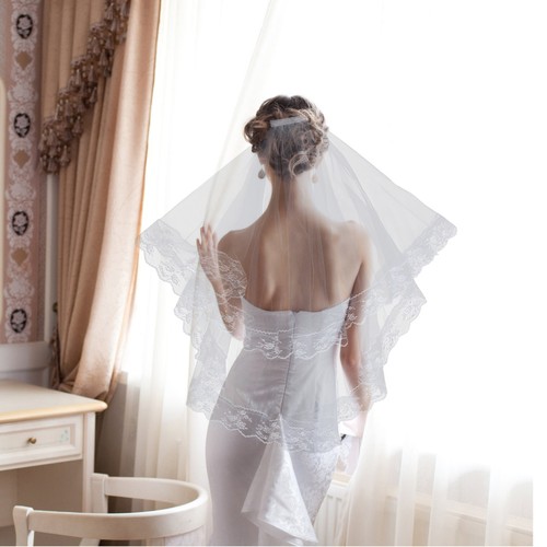 Voile mariée voilette - de,