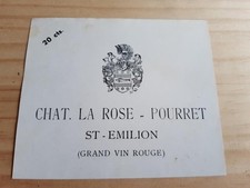 étiquette vin ancienne
