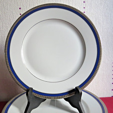 6 assiettes plates porcelaine