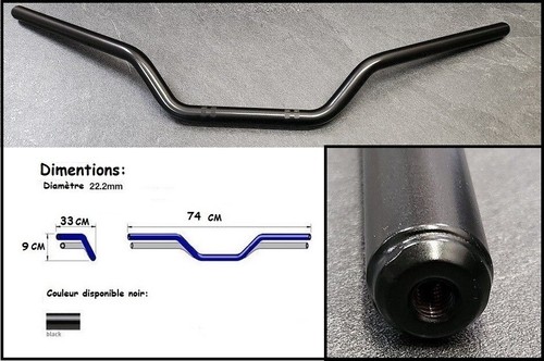 Guidon acier type - guidon,