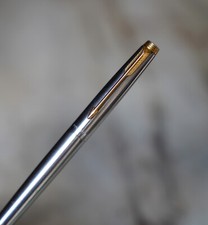 STYLO PLUME PARKER 75 FLIGHTER - PLUME EN OR MASSIF 18 CARATS - RARE VERSION