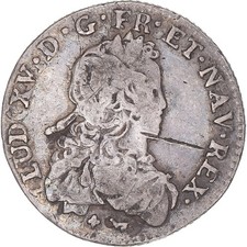 Monnaie, France, Louis XV, 1/6