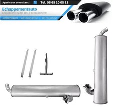 SMART Fortwo Cabrio 0.7 (2004-2007) échappement silencieux arrière