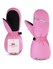 Gants Ski Enfant Impermeable Hiver Moufle Garcon Fille Neige Hiver Chaud Gant...