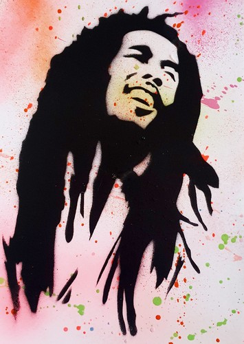 Spaco signé bob marley - signé,