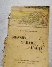 Monsieur, Madame et l'auto