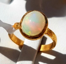 3,24g Bague Opale Blanche