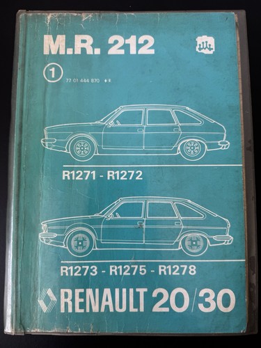 Manuel reparation renault - reparation,
