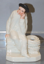 - ANCIEN ENCRIER PORTE PLUME PORCELAINE XIXe COLLECTION déco bureau Vitrine   D